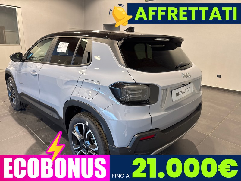 Jeep Avenger full-electric summit fwd 156cv auto