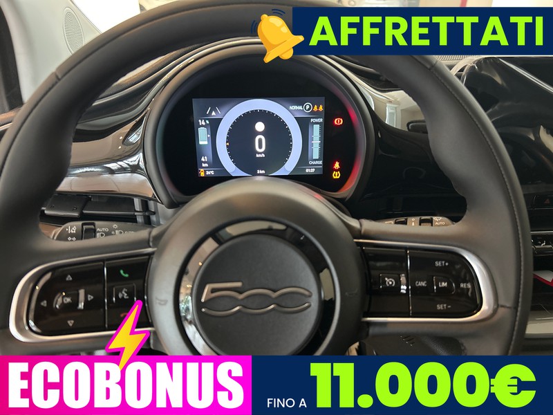 Fiat 500 500e 42 kwh entry pack tech