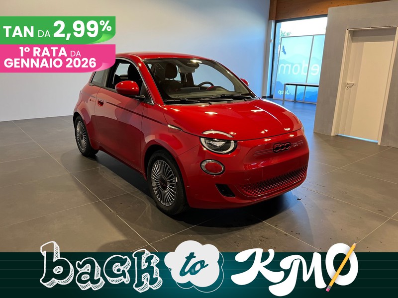 Fiat 500 500e 42 kwh (red)