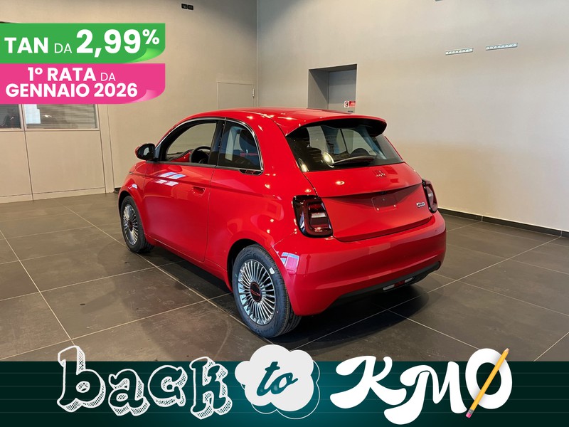 Fiat 500 500e 42 kwh (red)
