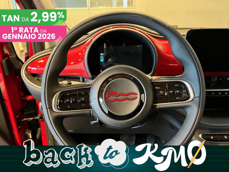 Fiat 500 500e 42 kwh (red)