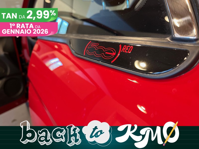 Fiat 500 500e 42 kwh (red)