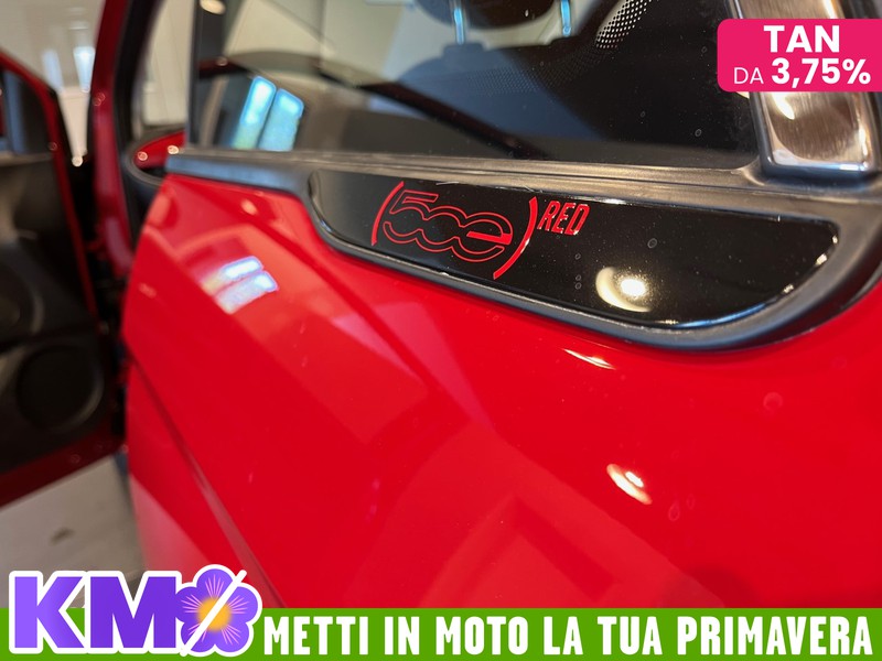 Fiat 500 500e 42 kwh (red)