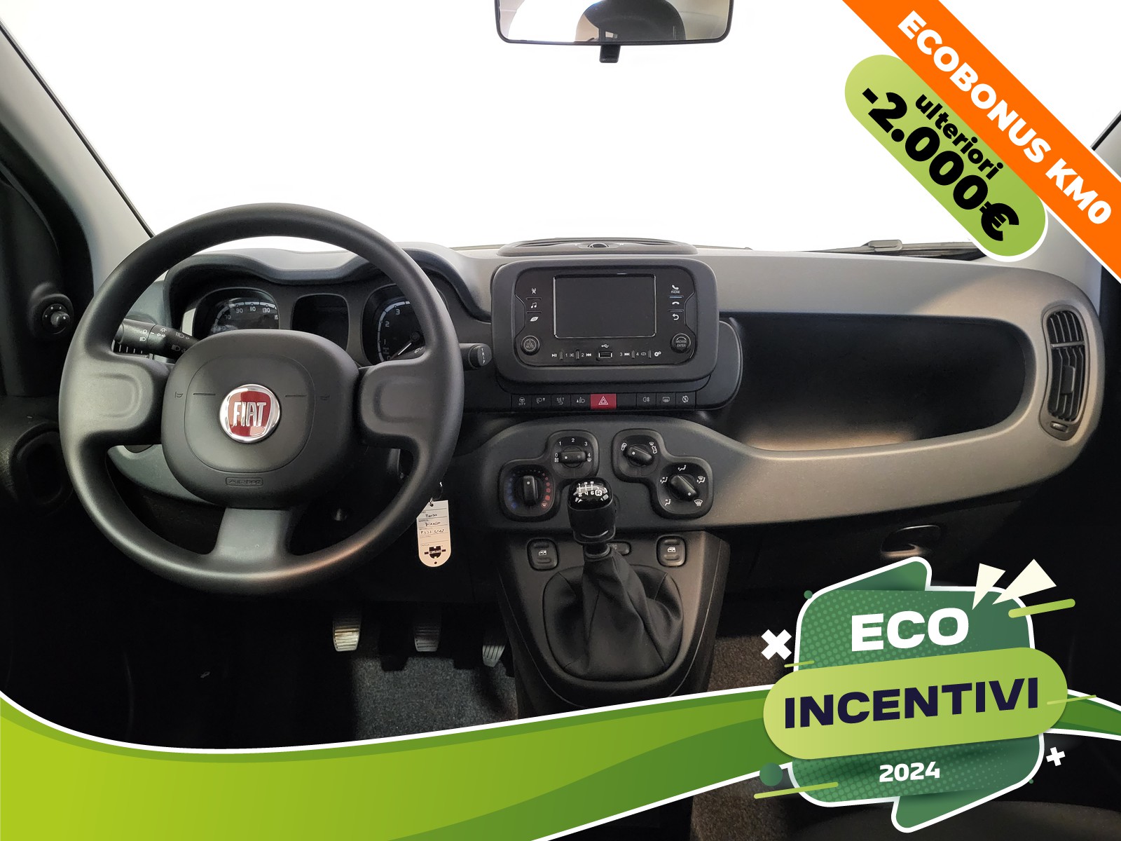 Configuratore FIAT Panda 1.0 FireFly 70cv S&S Hybrid: accessori e optional  - Patentati