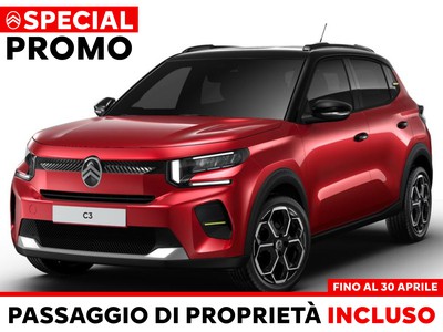 Citroen C3 1.2 puretech turbo max 100cv s&s