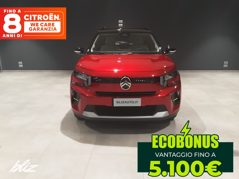 Citroen C3 elettrico max 113cv automatico