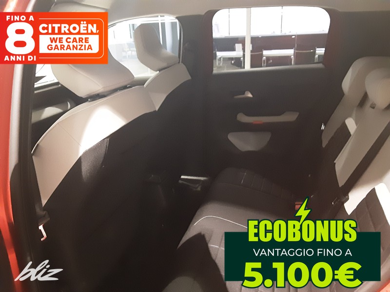 Citroen C3 elettrico max 113cv automatico