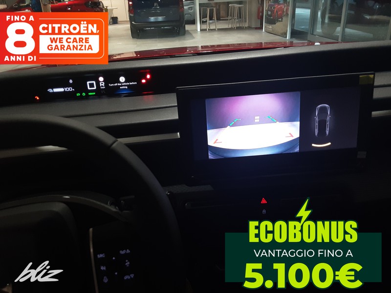 Citroen C3 elettrico max 113cv automatico