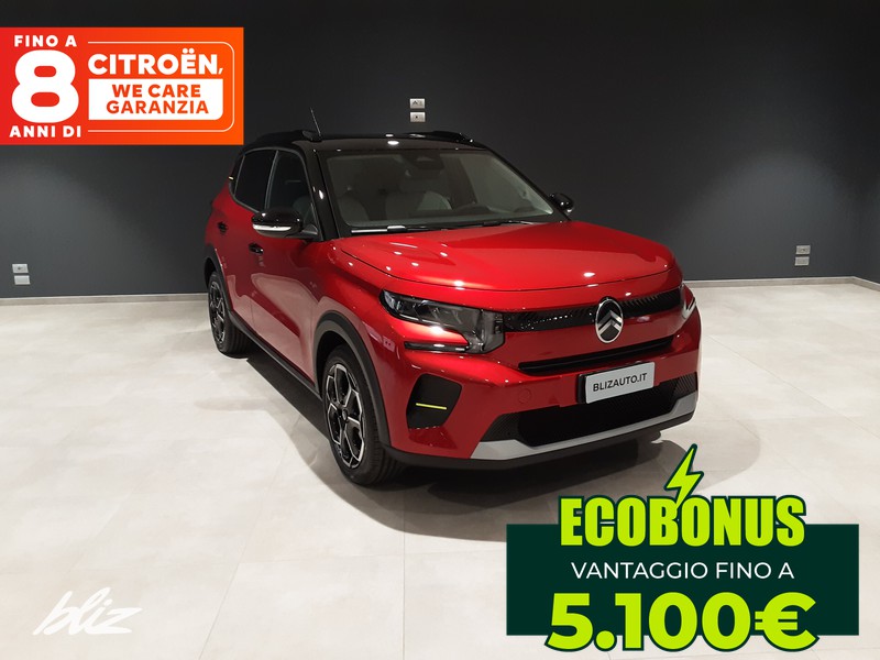 Citroen C3 elettrico max 113cv automatico