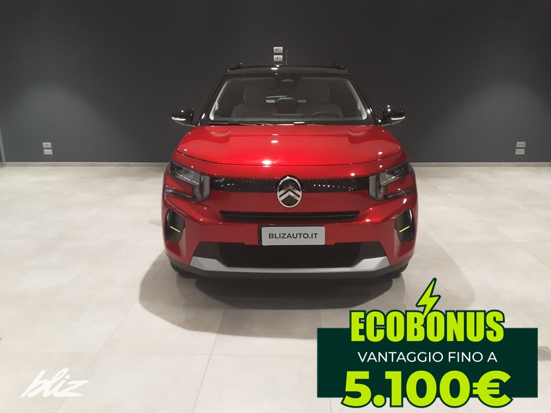 Citroen C3 elettrico max 113cv automatico
