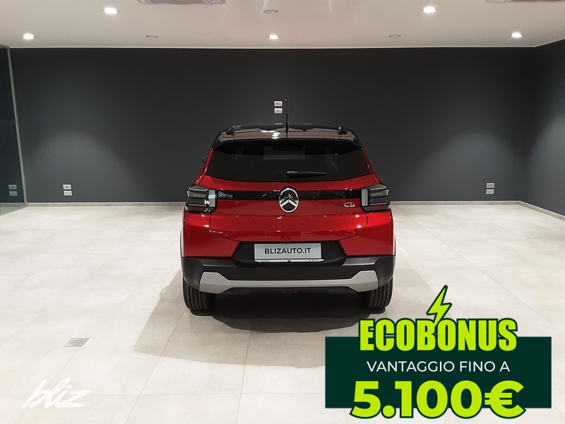 Citroen C3 elettrico max 113cv automatico
