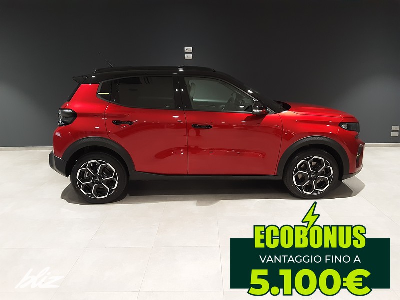 Citroen C3 elettrico max 113cv automatico