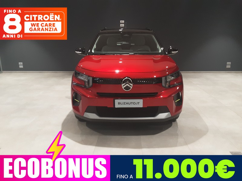 Citroen C3 elettrico max 113cv automatico