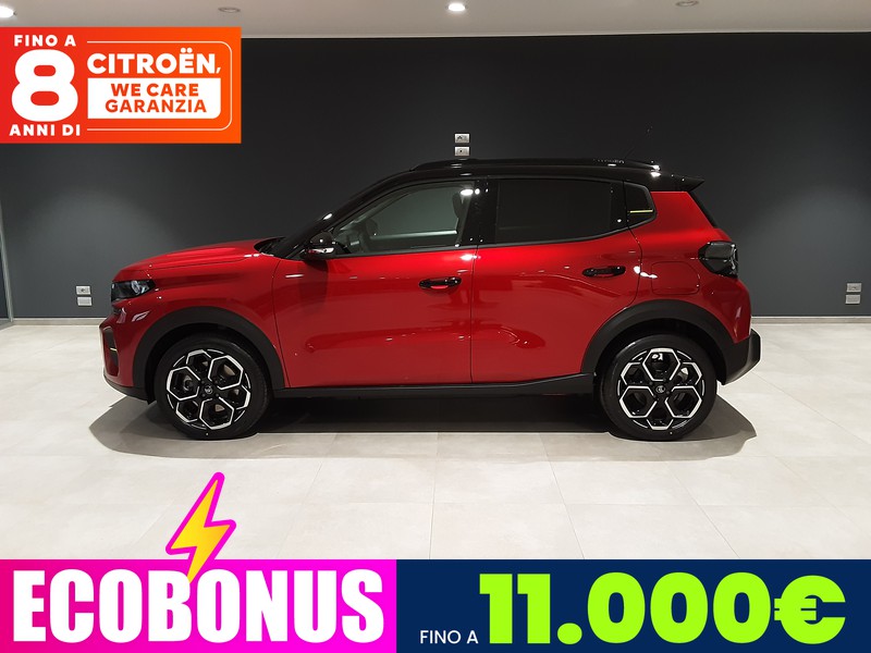 Citroen C3 elettrico max 113cv automatico