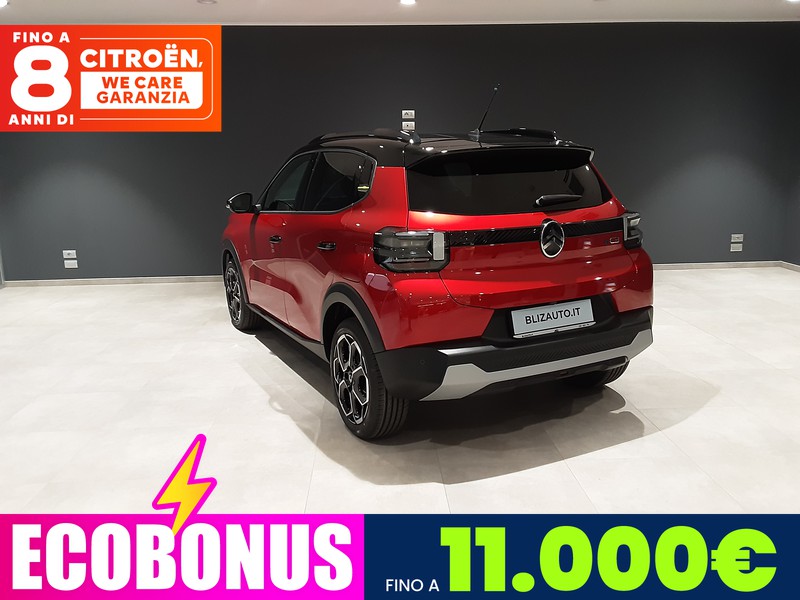 Citroen C3 elettrico max 113cv automatico