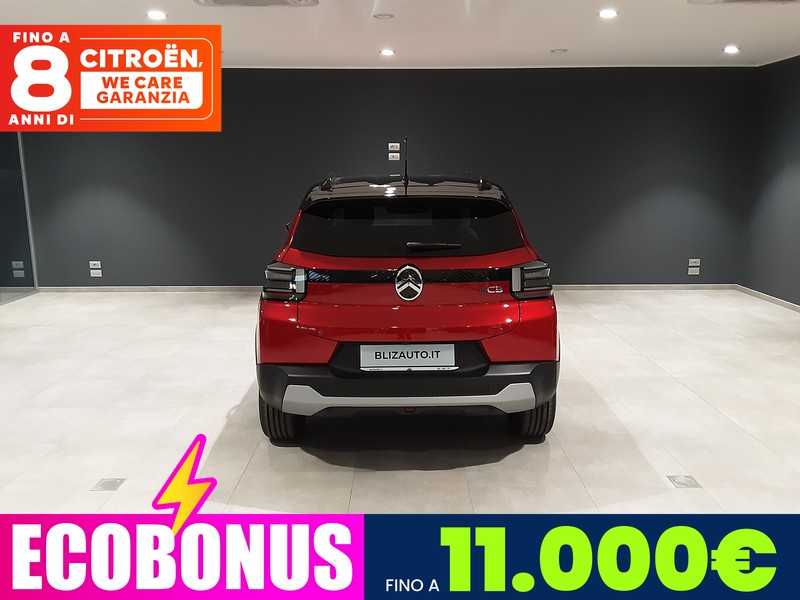 Citroen C3 elettrico max 113cv automatico