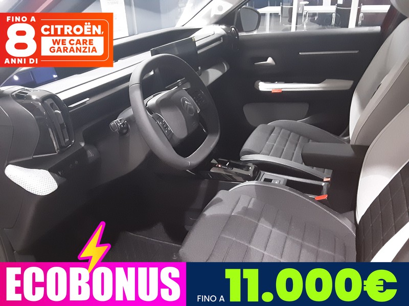 Citroen C3 elettrico max 113cv automatico