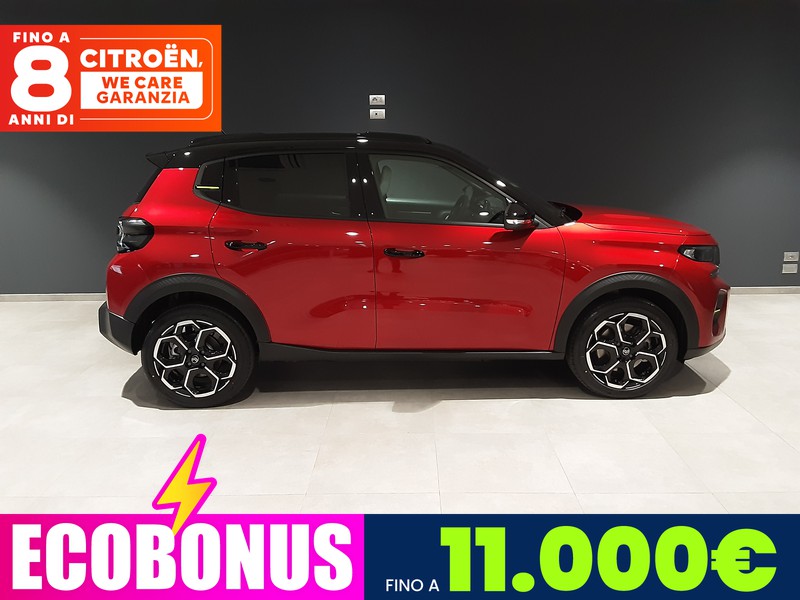 Citroen C3 elettrico max 113cv automatico
