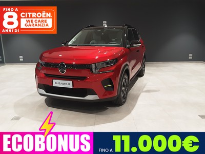Citroen C3 elettrico max 113cv automatico