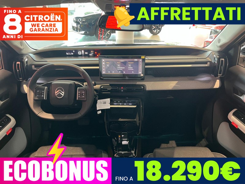 Citroen C3 Aircross elettrico max 113cv automatico