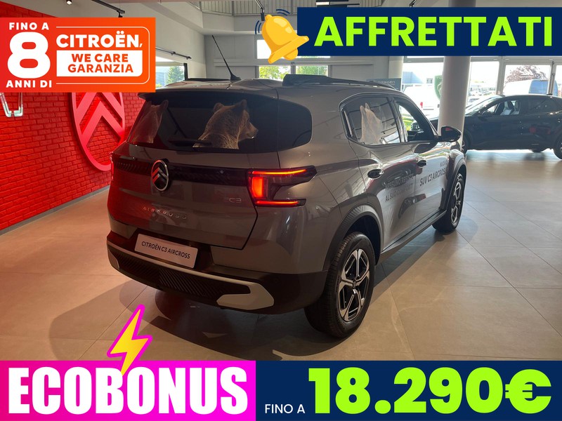 Citroen C3 Aircross elettrico max 113cv automatico