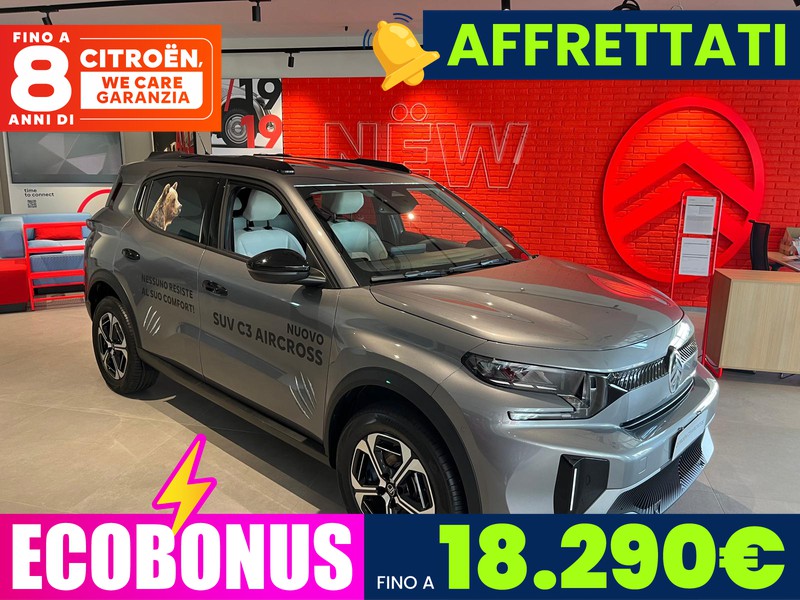 Citroen C3 Aircross elettrico max 113cv automatico