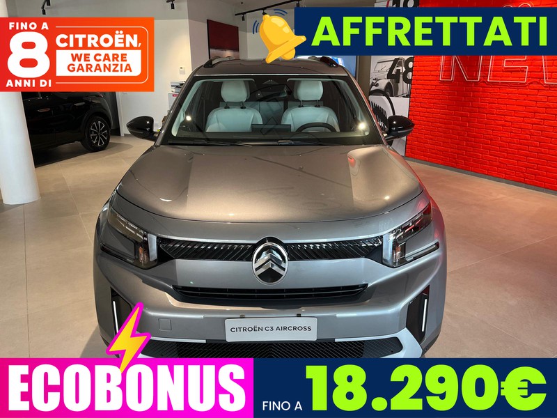Citroen C3 Aircross elettrico max 113cv automatico