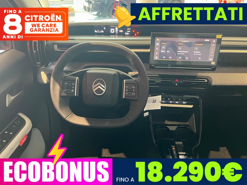 Citroen C3 Aircross elettrico max 113cv automatico
