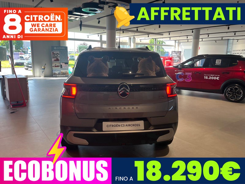 Citroen C3 Aircross elettrico max 113cv automatico