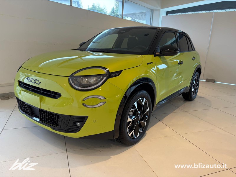 Fiat 600 1.2 hybrid sport edizione milano cortina 2026 145cv auto