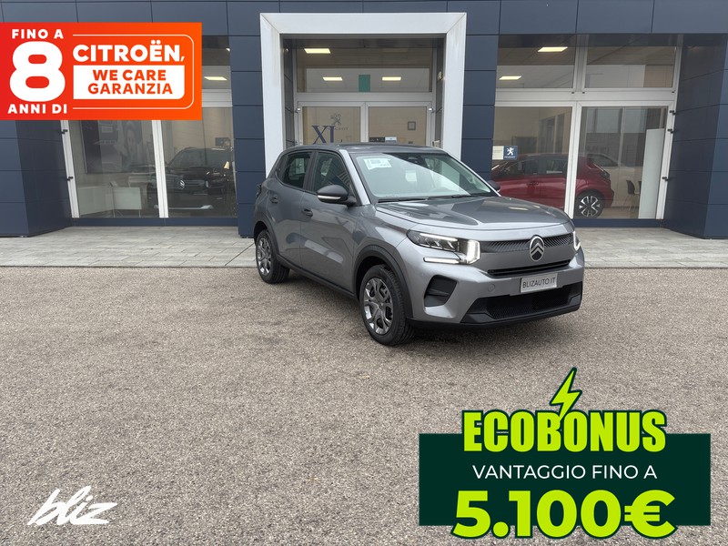 Citroen C3 elettrico you 113cv automatico