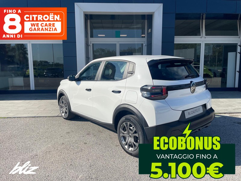 Citroen C3 elettrico you 113cv automatico
