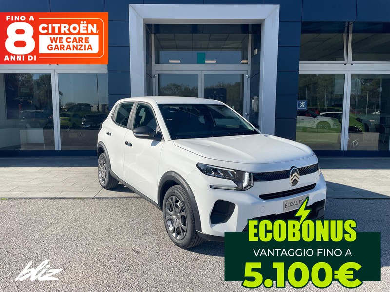 Citroen C3 elettrico you 113cv automatico