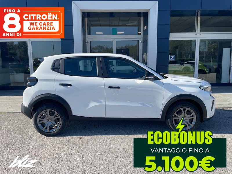 Citroen C3 elettrico you 113cv automatico