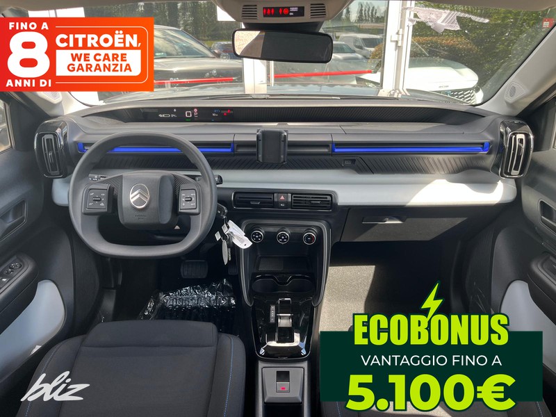 Citroen C3 elettrico you 113cv automatico