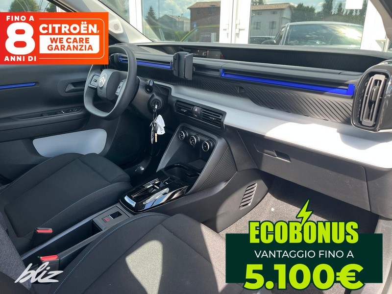 Citroen C3 elettrico you 113cv automatico