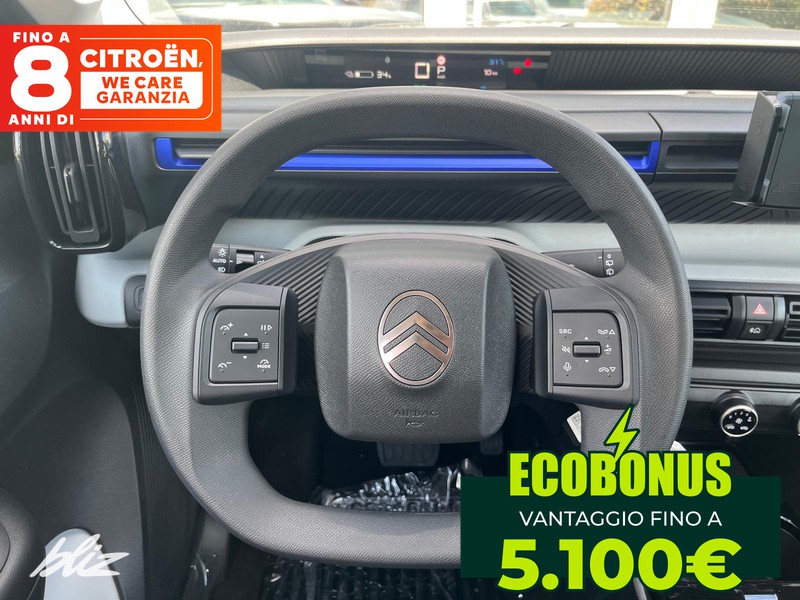 Citroen C3 elettrico you 113cv automatico