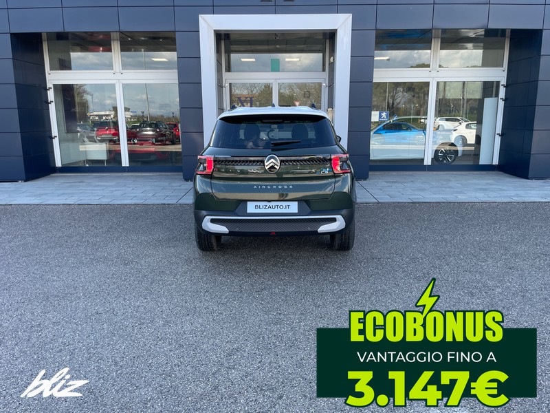 Citroen C3 Aircross elettrico max 113cv automatico