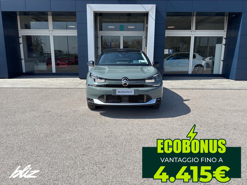 Citroen C4 elettrico extended range max 156cv automatico