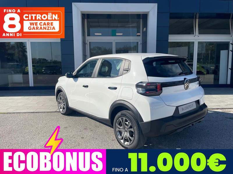 Citroen C3 elettrico you 113cv automatico