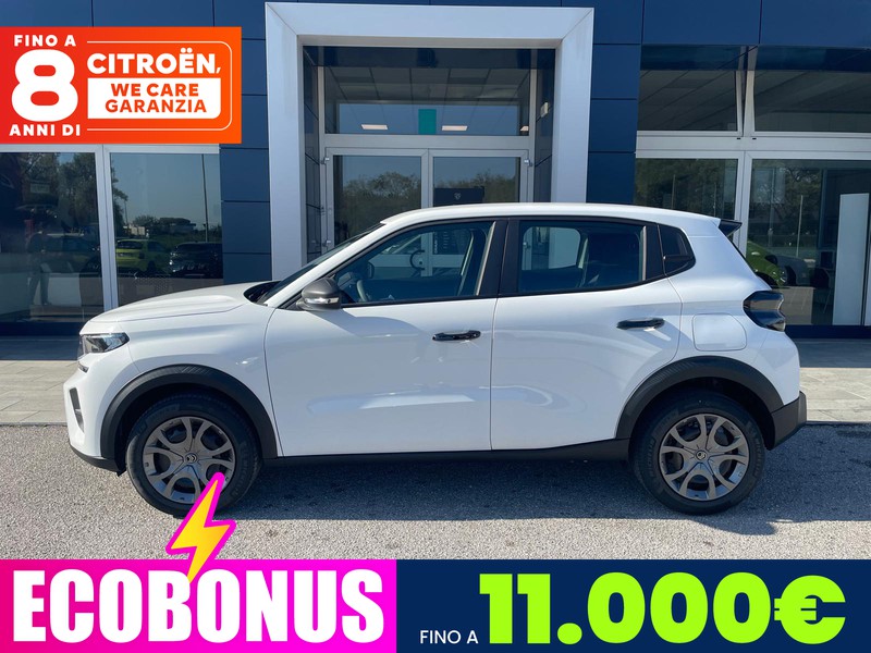 Citroen C3 elettrico you 113cv automatico