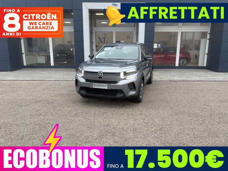 Citroen C3 elettrico you 113cv automatico