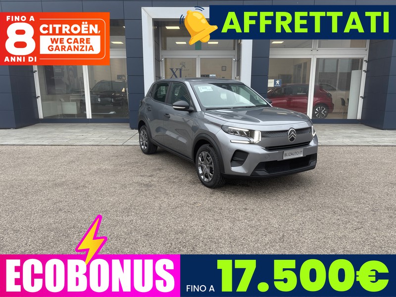 Citroen C3 elettrico you 113cv automatico