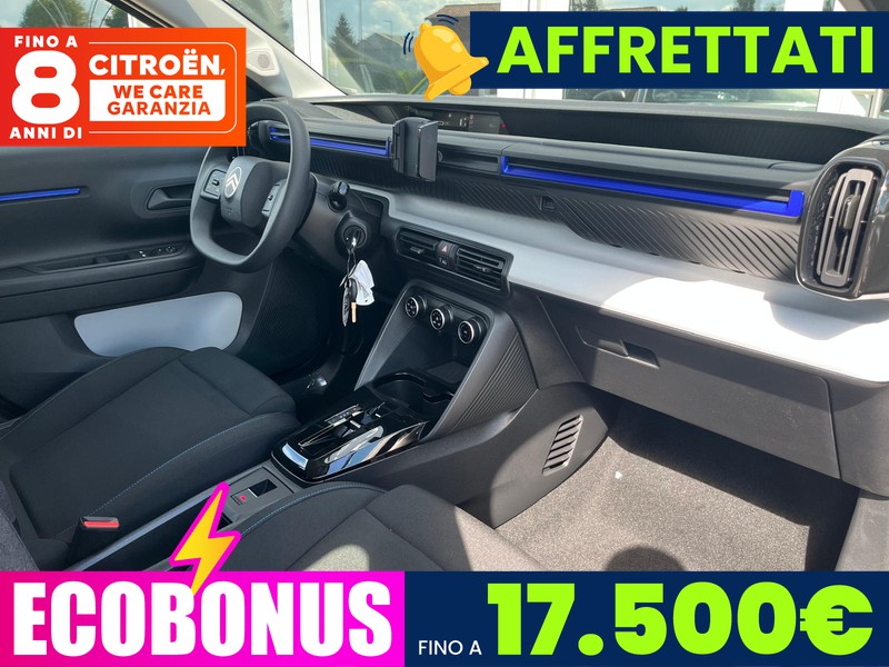 Citroen C3 elettrico you 113cv automatico