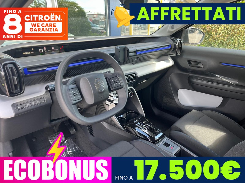 Citroen C3 elettrico you 113cv automatico