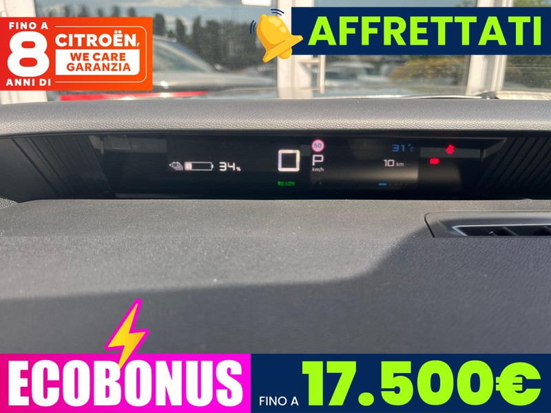 Citroen C3 elettrico you 113cv automatico