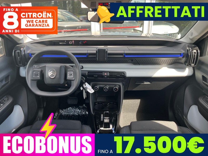 Citroen C3 elettrico you 113cv automatico