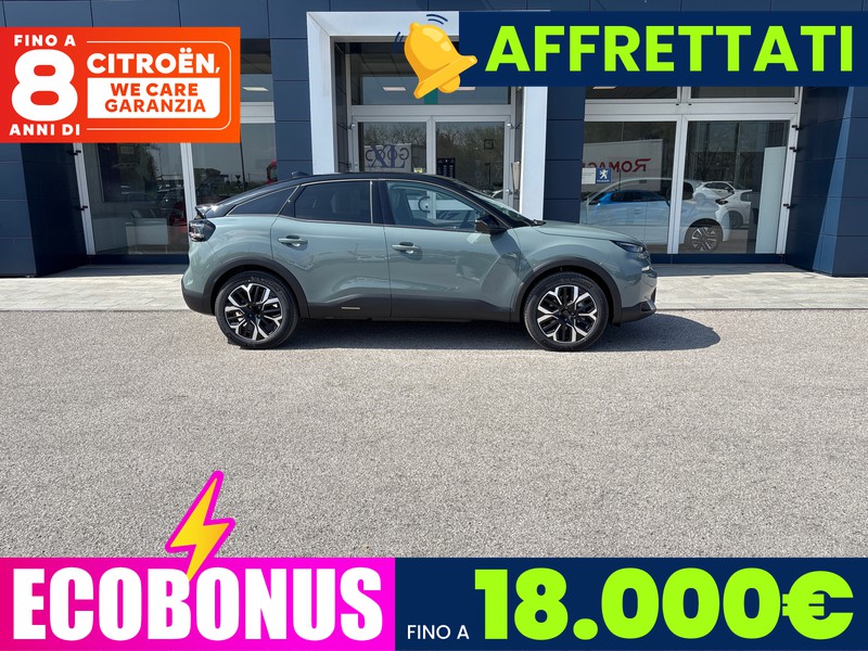 Citroen C4 elettrico extended range max 156cv automatico