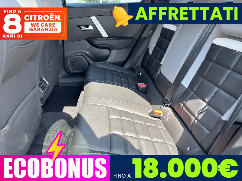 Citroen C4 elettrico extended range max 156cv automatico