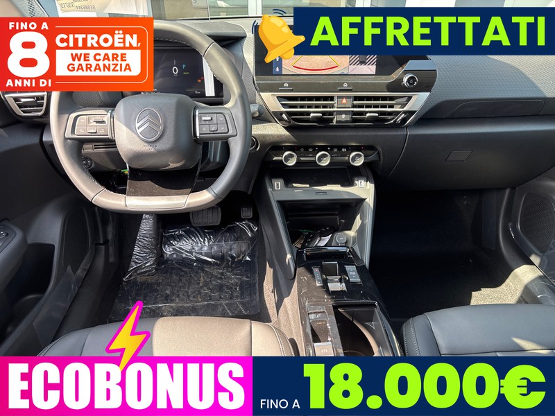 Citroen C4 elettrico extended range max 156cv automatico